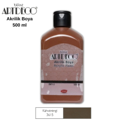 ARTDECO AKRİLİK BOYA 500ML KAHVERENGİ 3615
